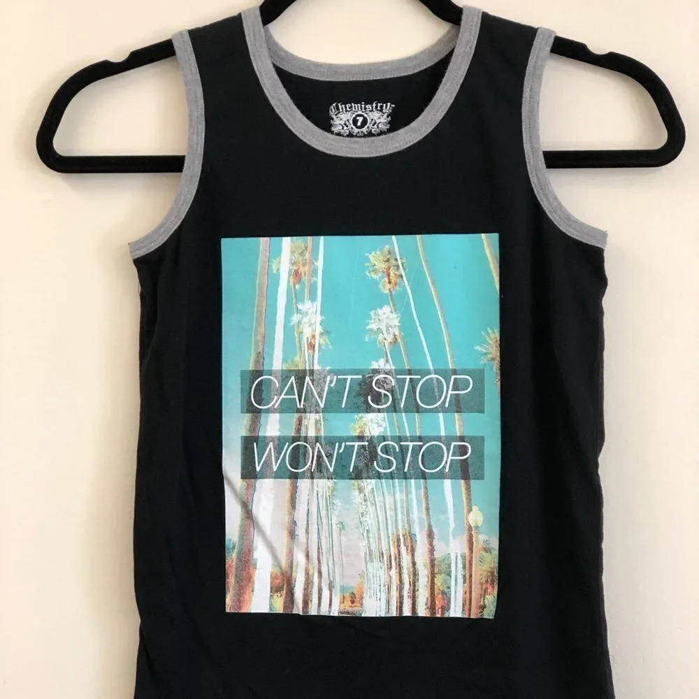 Chemistry Tank Juniors Girls Size 7